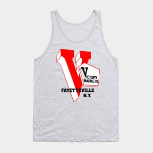 Victory Market Former Fayetteville NY Grocery Store Logo Tank Top